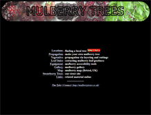 Tablet Screenshot of mulberrytrees.co.uk